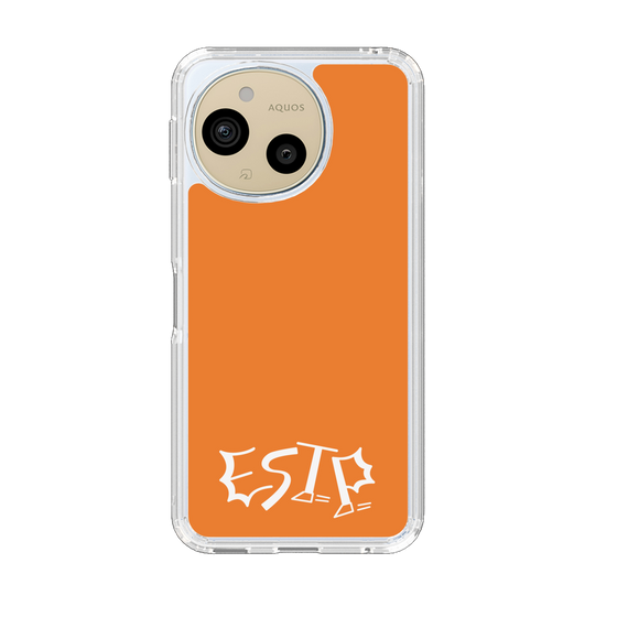 Slim Protection Case［ Original - ESTP Entrepreneur - Alphabet - Orange ］