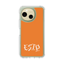 Slim Protection Case［ Original - ESTP Entrepreneur - Alphabet - Orange ］