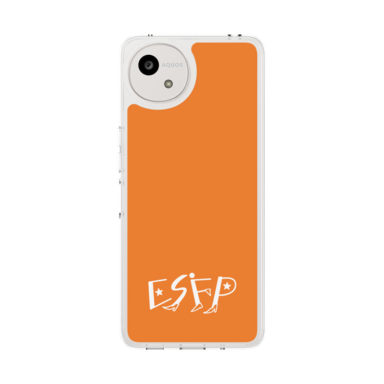 Slim Protection Case［ Original - ESFP Entertainer - Alphabet - Orange ］