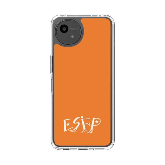 Slim Protection Case［ Original - ESFP Entertainer - Alphabet - Orange ］