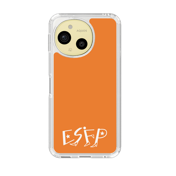 Slim Protection Case［ Original - ESFP Entertainer - Alphabet - Orange ］