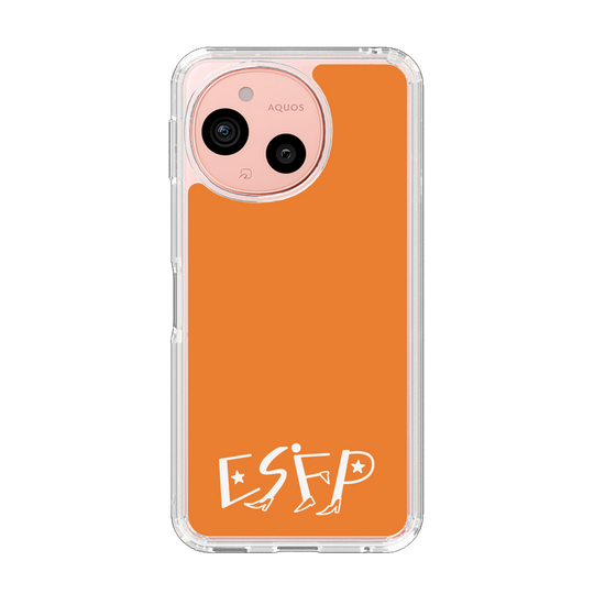 Slim Protection Case［ Original - ESFP Entertainer - Alphabet - Orange ］