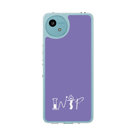 Slim Protection Case［ Original - INTP Logician - Alphabet - Purple ］