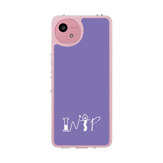 Slim Protection Case［ Original - INTP Logician - Alphabet - Purple ］