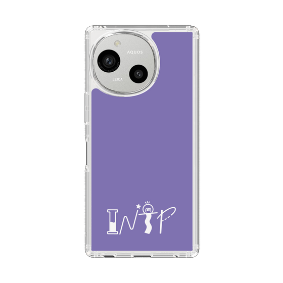 Slim Protection Case［ Original - INTP Logician - Alphabet - Purple ］