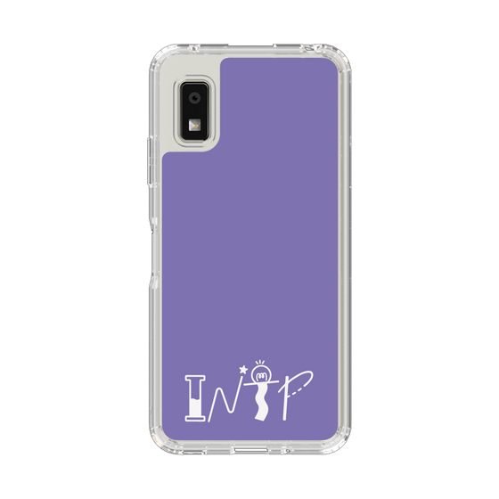 Slim Protection Case［ Original - INTP Logician - Alphabet - Purple ］