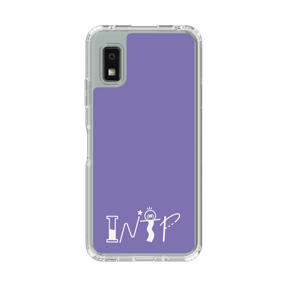 Slim Protection Case［ Original - INTP Logician - Alphabet - Purple ］