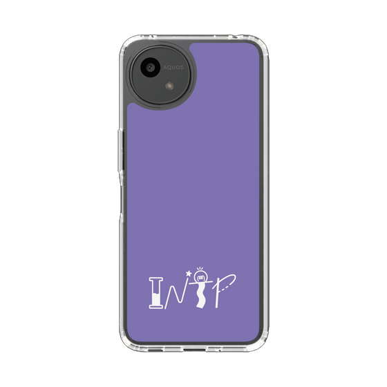 Slim Protection Case［ Original - INTP Logician - Alphabet - Purple ］