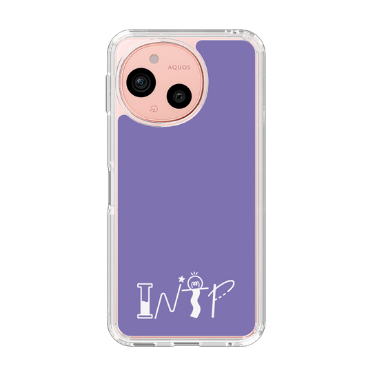 Slim Protection Case［ Original - INTP Logician - Alphabet - Purple ］