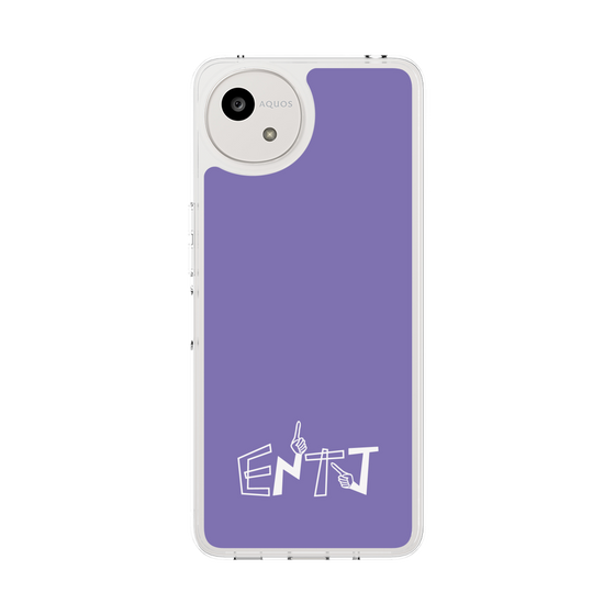 Slim Protection Case［ Original - ENTJ Commander - Alphabet - Purple ］