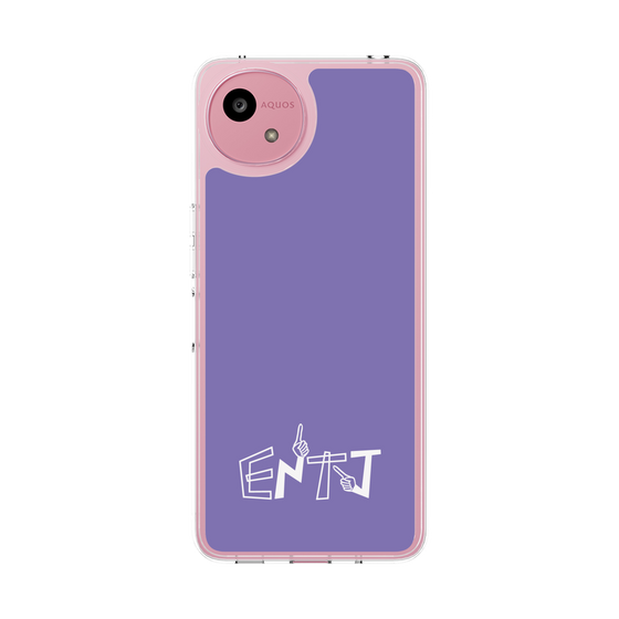 Slim Protection Case［ Original - ENTJ Commander - Alphabet - Purple ］