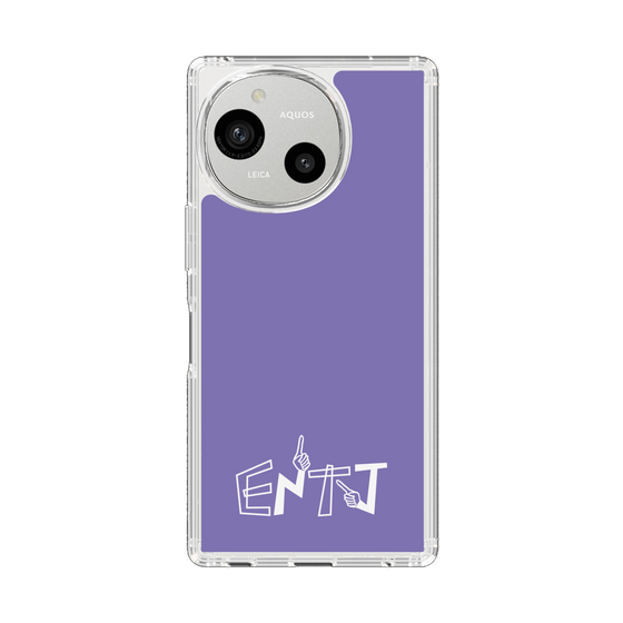 Slim Protection Case［ Original - ENTJ Commander - Alphabet - Purple ］
