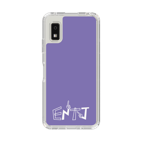 Slim Protection Case［ Original - ENTJ Commander - Alphabet - Purple ］