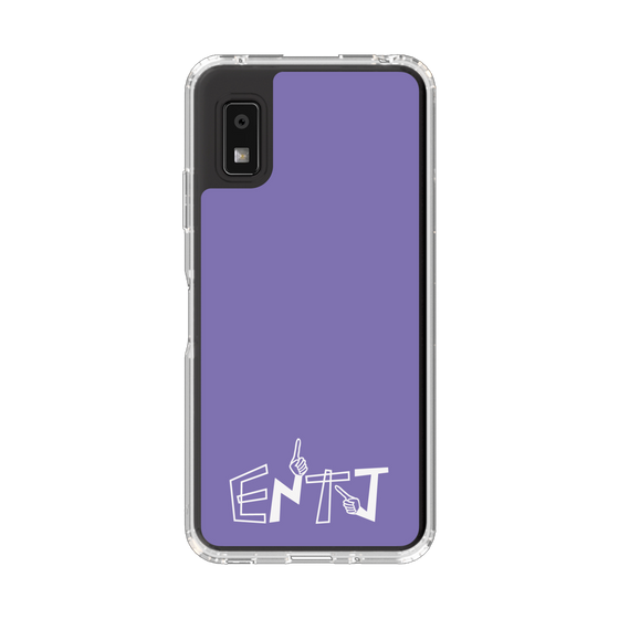 Slim Protection Case［ Original - ENTJ Commander - Alphabet - Purple ］