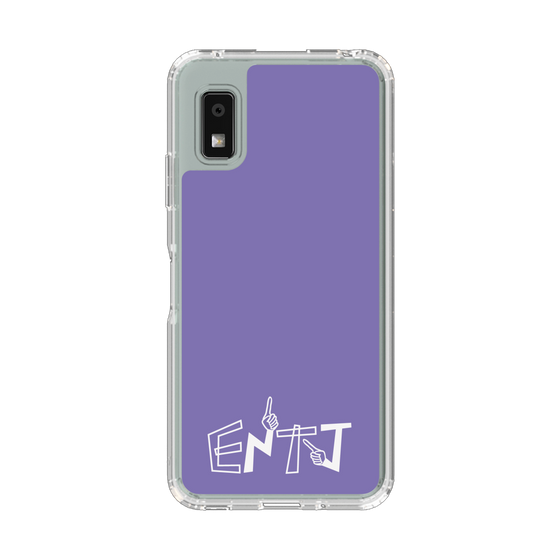 Slim Protection Case［ Original - ENTJ Commander - Alphabet - Purple ］