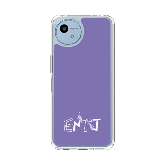 Slim Protection Case［ Original - ENTJ Commander - Alphabet - Purple ］