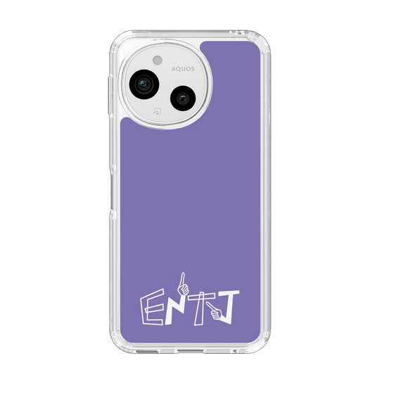 Slim Protection Case［ Original - ENTJ Commander - Alphabet - Purple ］