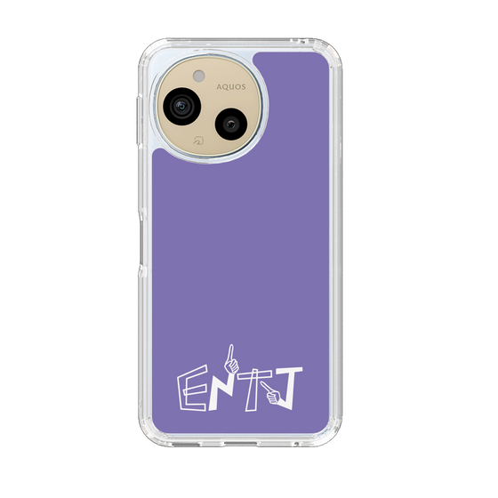 Slim Protection Case［ Original - ENTJ Commander - Alphabet - Purple ］
