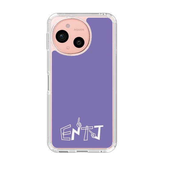 Slim Protection Case［ Original - ENTJ Commander - Alphabet - Purple ］