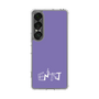 Slim Protection Case［ Original - ENTJ Commander - Alphabet - Purple ］