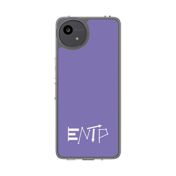 Slim Protection Case［ Original - ENTP Debater - Alphabet - Purple ］