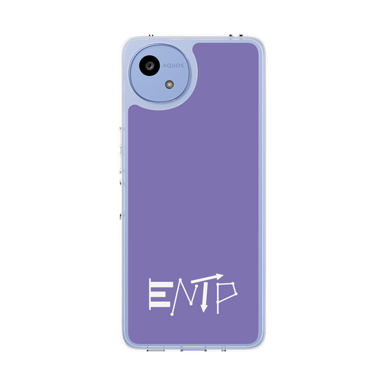 Slim Protection Case［ Original - ENTP Debater - Alphabet - Purple ］
