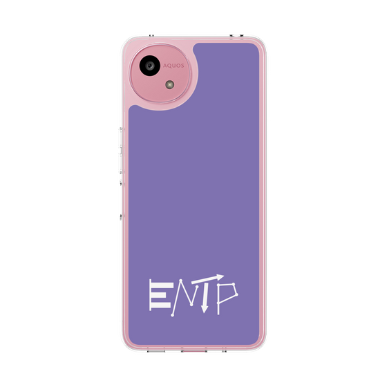Slim Protection Case［ Original - ENTP Debater - Alphabet - Purple ］