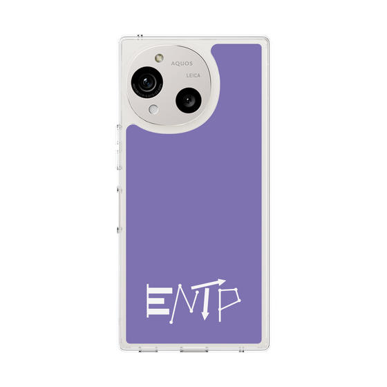 Slim Protection Case［ Original - ENTP Debater - Alphabet - Purple ］