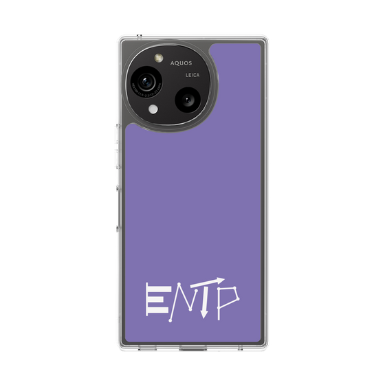 Slim Protection Case［ Original - ENTP Debater - Alphabet - Purple ］