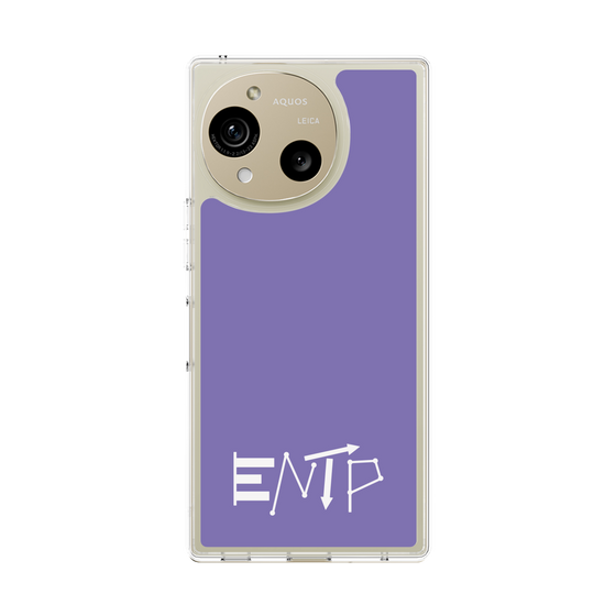 Slim Protection Case［ Original - ENTP Debater - Alphabet - Purple ］