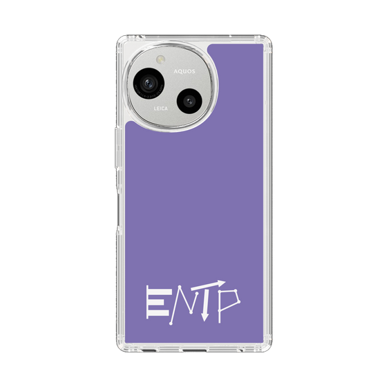 Slim Protection Case［ Original - ENTP Debater - Alphabet - Purple ］