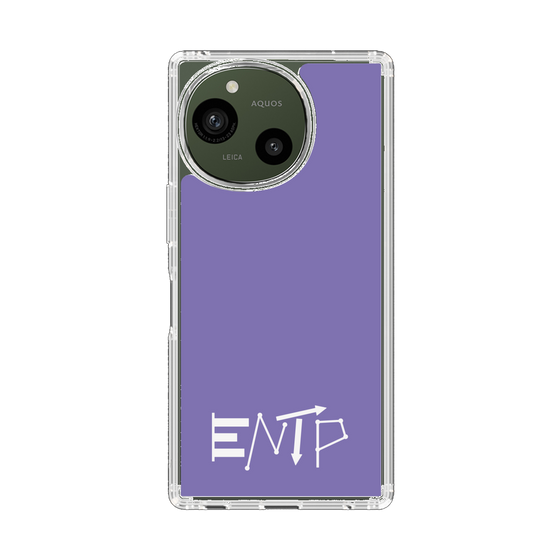 Slim Protection Case［ Original - ENTP Debater - Alphabet - Purple ］
