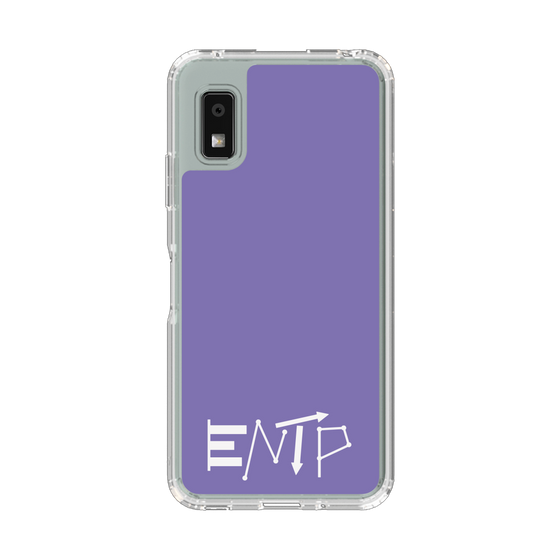 Slim Protection Case［ Original - ENTP Debater - Alphabet - Purple ］