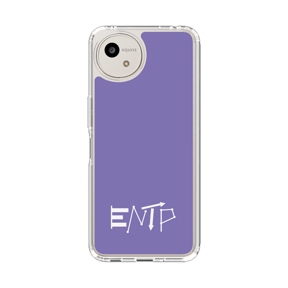 Slim Protection Case［ Original - ENTP Debater - Alphabet - Purple ］