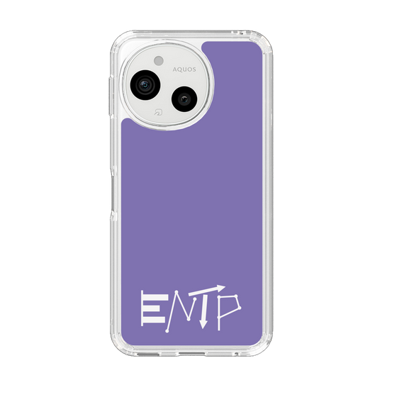 Slim Protection Case［ Original - ENTP Debater - Alphabet - Purple ］