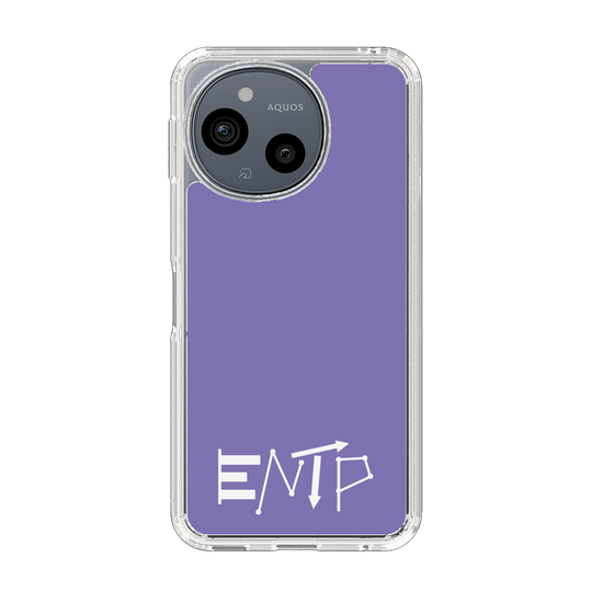 Slim Protection Case［ Original - ENTP Debater - Alphabet - Purple ］