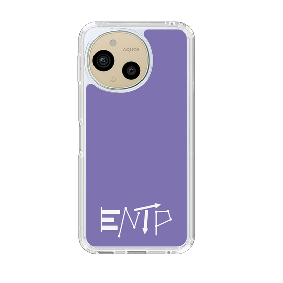 Slim Protection Case［ Original - ENTP Debater - Alphabet - Purple ］