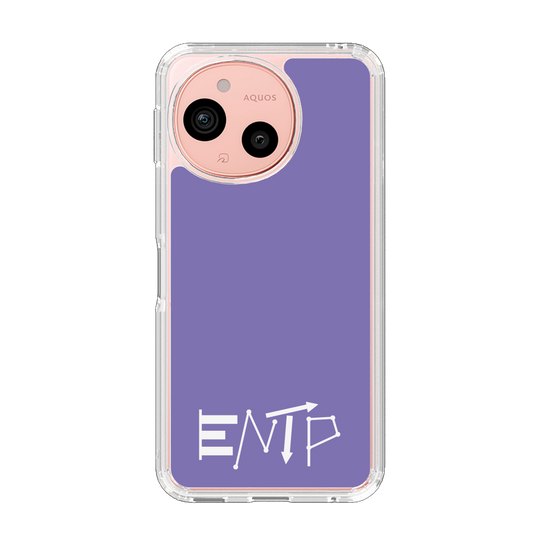 Slim Protection Case［ Original - ENTP Debater - Alphabet - Purple ］
