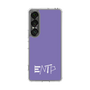 Slim Protection Case［ Original - ENTP Debater - Alphabet - Purple ］