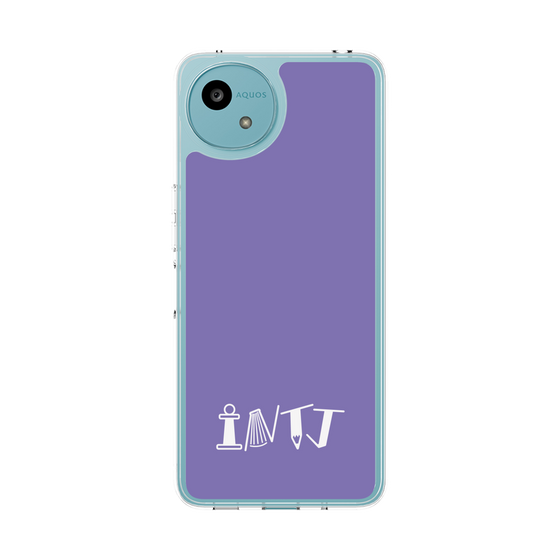 Slim Protection Case［ Original - INTJ Architect - Alphabet - Purple ］