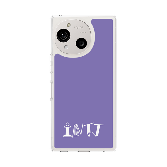 Slim Protection Case［ Original - INTJ Architect - Alphabet - Purple ］