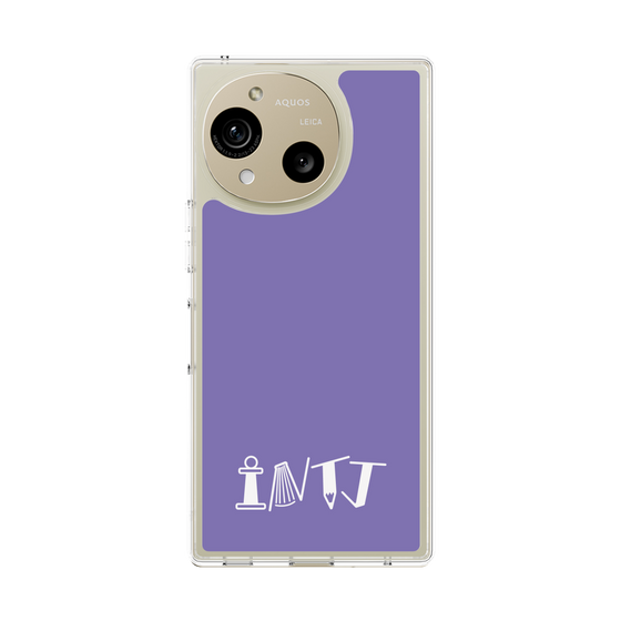 Slim Protection Case［ Original - INTJ Architect - Alphabet - Purple ］