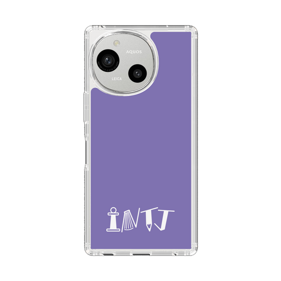 Slim Protection Case［ Original - INTJ Architect - Alphabet - Purple ］