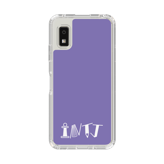 Slim Protection Case［ Original - INTJ Architect - Alphabet - Purple ］