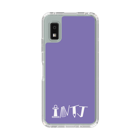 Slim Protection Case［ Original - INTJ Architect - Alphabet - Purple ］