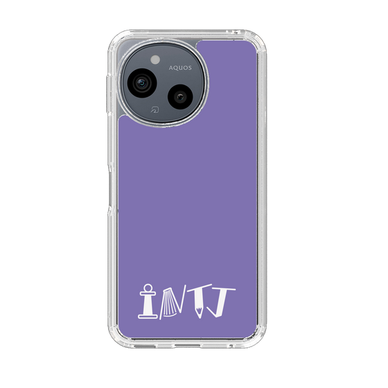 Slim Protection Case［ Original - INTJ Architect - Alphabet - Purple ］