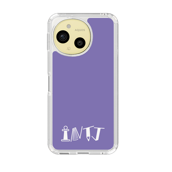 Slim Protection Case［ Original - INTJ Architect - Alphabet - Purple ］