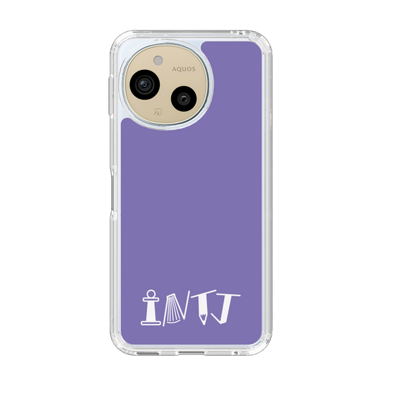 Slim Protection Case［ Original - INTJ Architect - Alphabet - Purple ］