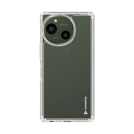 Slim Protection Case［ Original - CASEPLAY Logo - White/B ］