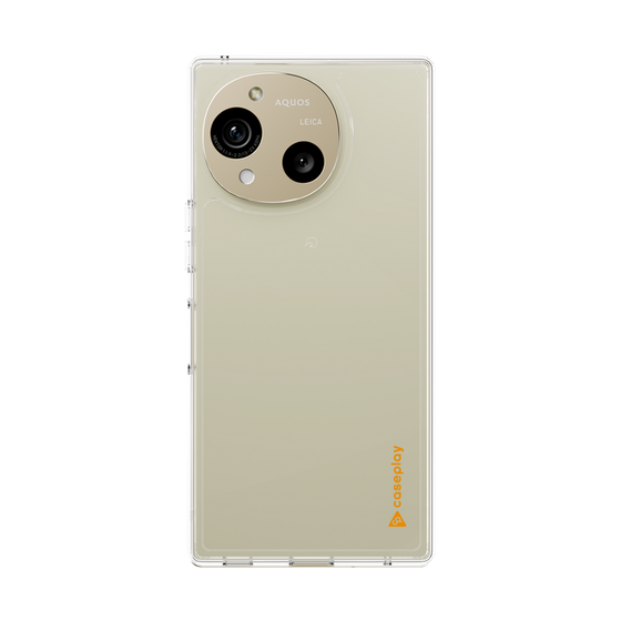 Slim Protection Case［ Original - CASEPLAY Logo - Orange/B ］